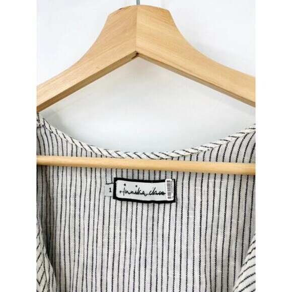 Inika Choo Striped Floral Embroidered Dress - Picture 4 of 10